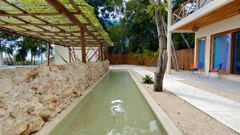 Hotel & Eco Cabanas Azul Maria باكالار المظهر الخارجي الصورة
