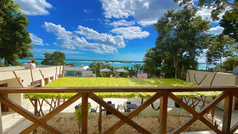 Hotel & Eco Cabanas Azul Maria باكالار المظهر الخارجي الصورة