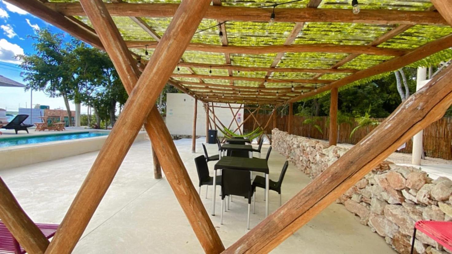 Hotel & Eco Cabanas Azul Maria باكالار المظهر الخارجي الصورة