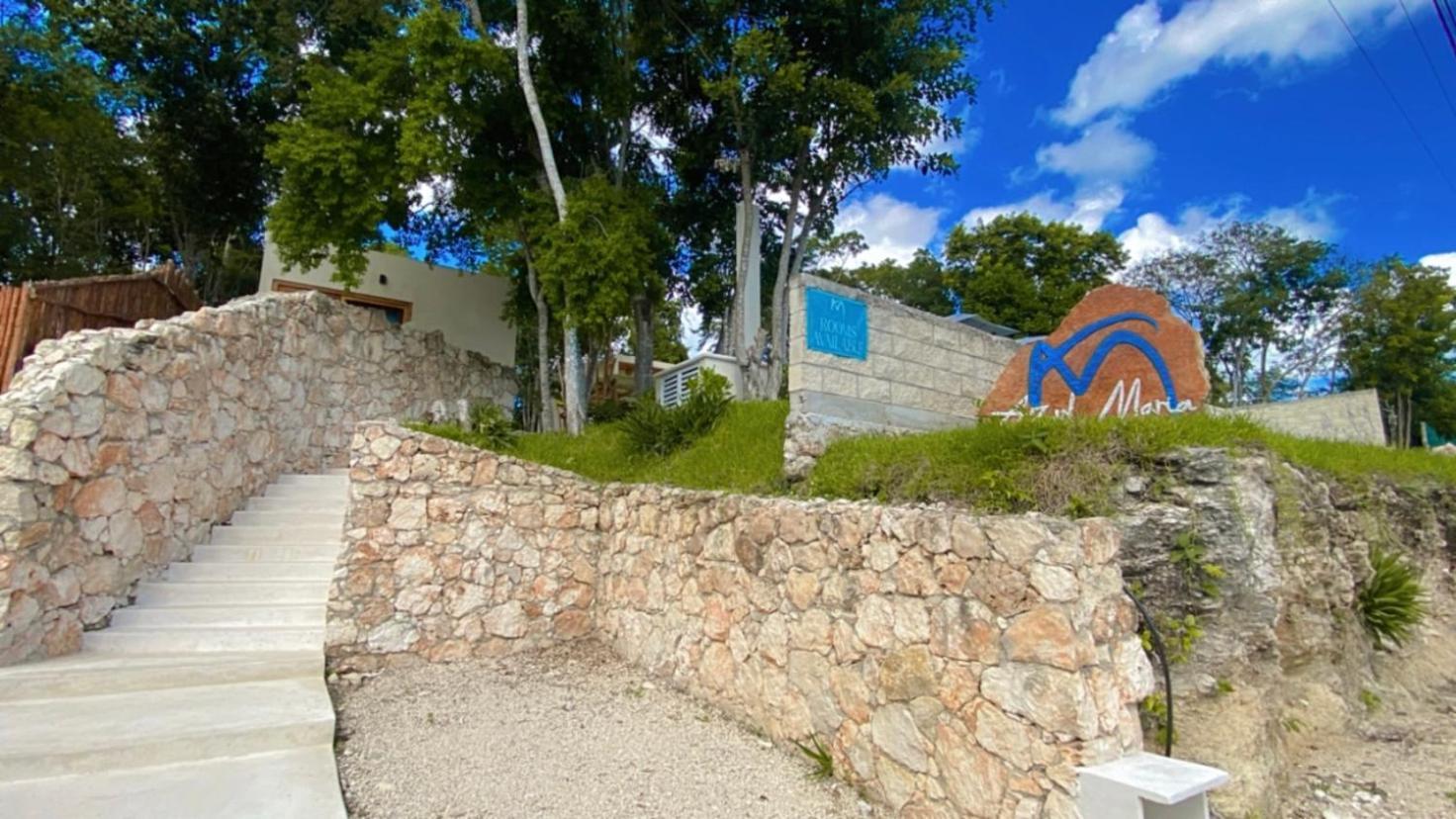 Hotel & Eco Cabanas Azul Maria باكالار المظهر الخارجي الصورة