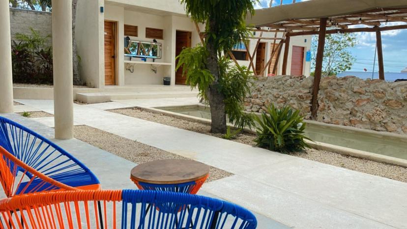 Hotel & Eco Cabanas Azul Maria باكالار المظهر الخارجي الصورة