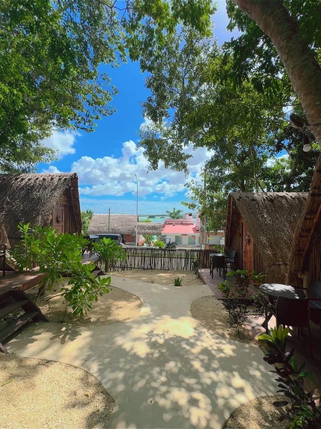 Hotel & Eco Cabanas Azul Maria باكالار المظهر الخارجي الصورة