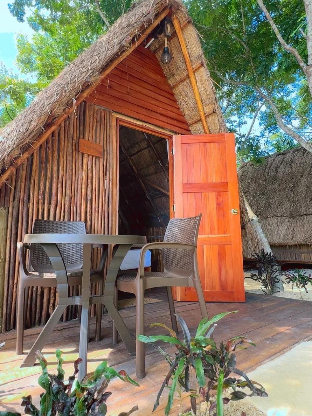 Hotel & Eco Cabanas Azul Maria باكالار المظهر الخارجي الصورة