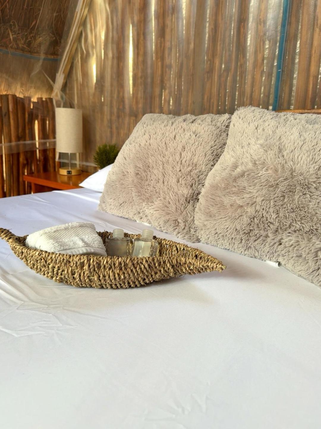Hotel & Eco Cabanas Azul Maria باكالار المظهر الخارجي الصورة