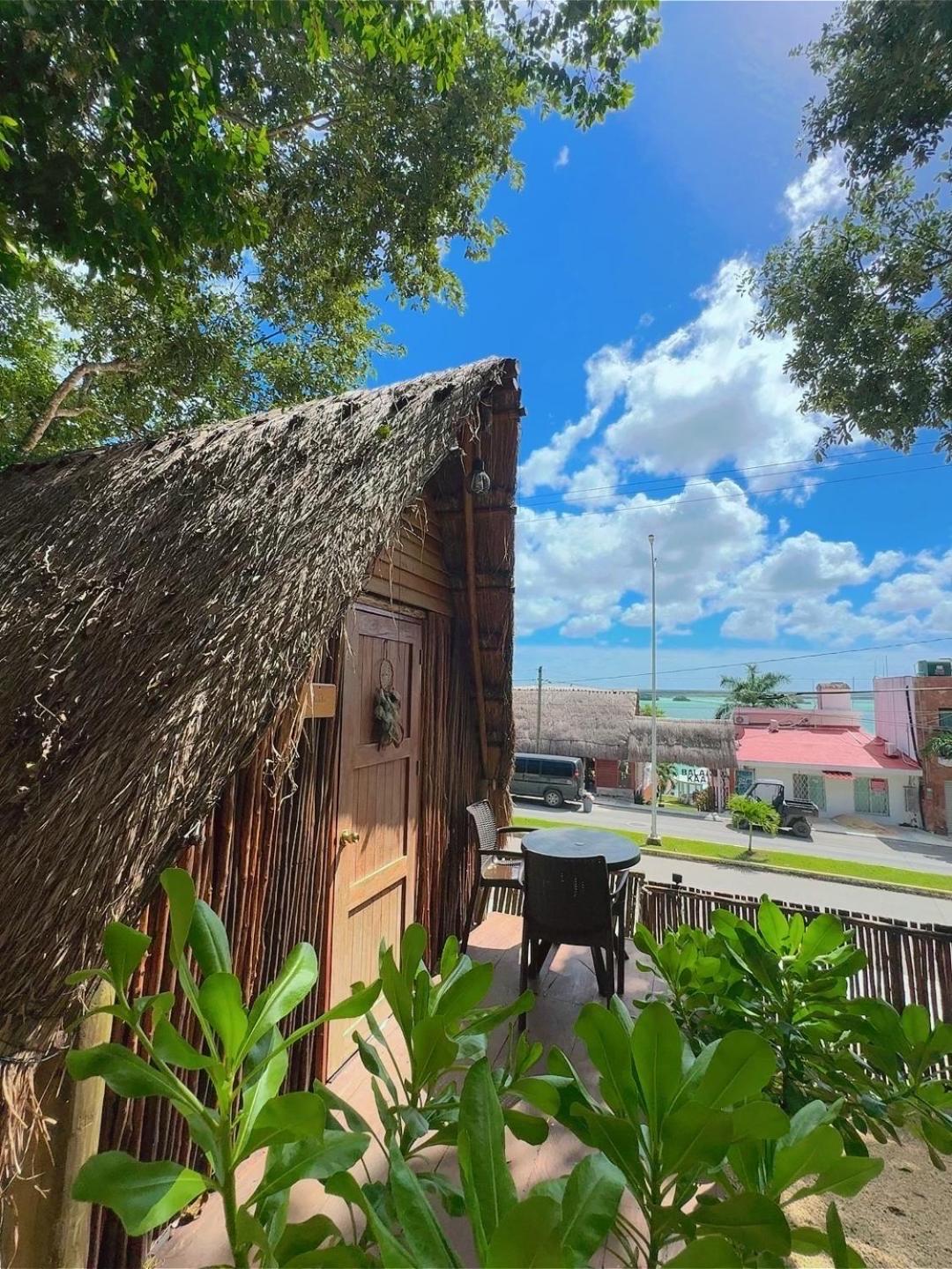 Hotel & Eco Cabanas Azul Maria باكالار المظهر الخارجي الصورة